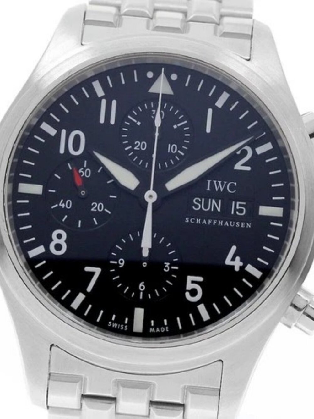 IWC SCHAFFHAUSEN Pilot watch IW371704 Chronograph Automatic Men's Watch_962422